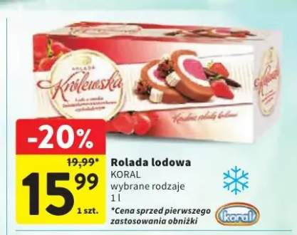Rolada lodowa Koral