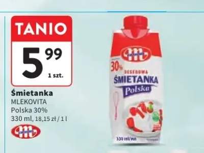 Śmietanka Mlekovita Polska 30%