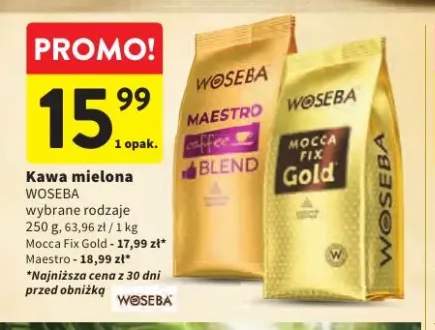 Kawa mielona Woseba Maestro Blend