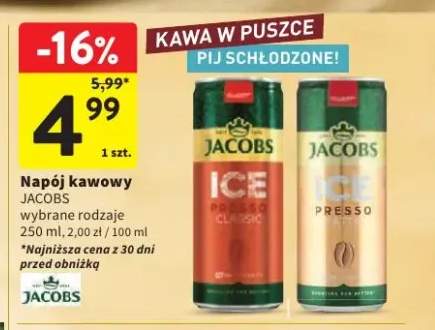 Napój kawowy Jacobs Ice Presso Classic