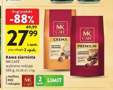 Kawa ziarnista MK Café Crema