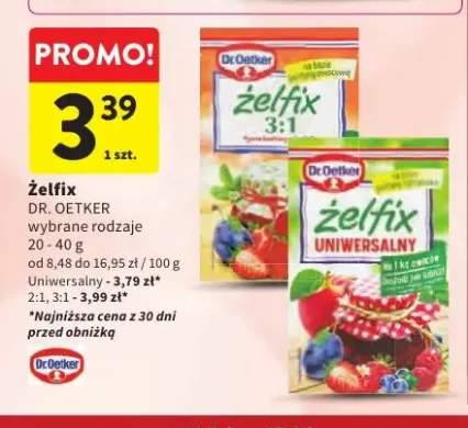 Środek żelujący Żelfix 2:1 Dr. Oetker