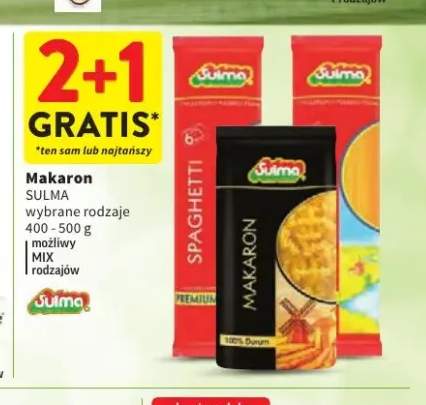 Makaron spaghetti Sulma