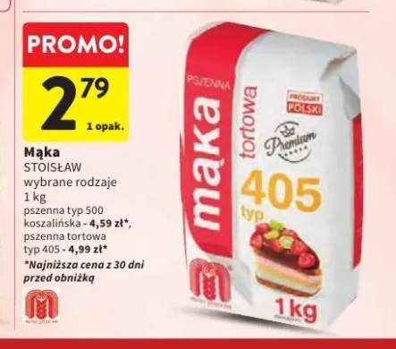 Mąka pszenna tortowa typ 405 Stoisław