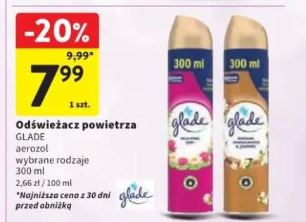 Odświeżacz powietrza Glade Sensual Sandalwood & Jasmine