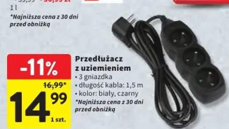 Przedłużacz z uziemieniem