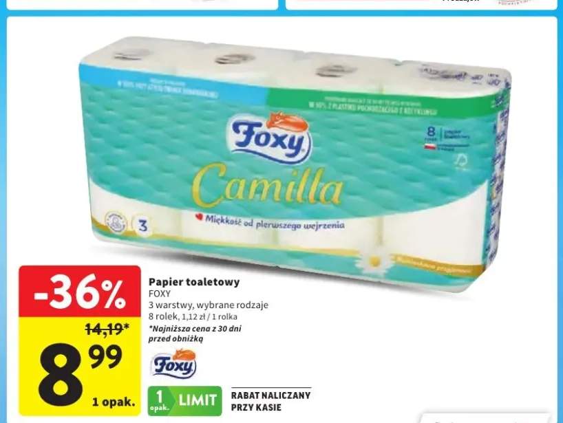 Papier toaletowy Foxy Camilla