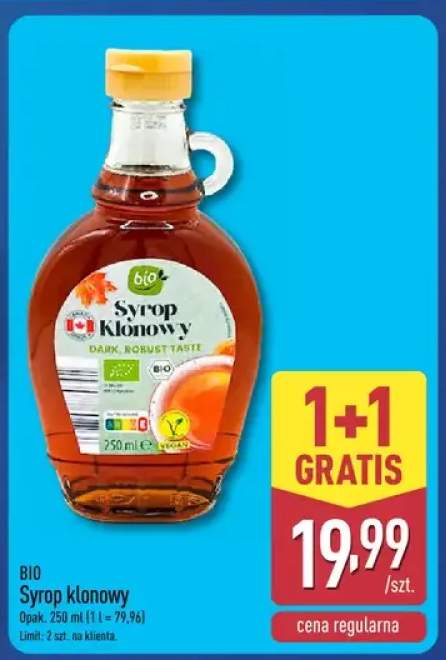 Syrop klonowy Bio