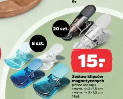 Zestaw klipsów magnetycznych 8-pak