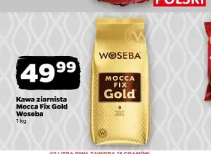 Kawa ziarnista Woseba Mocca Fix Gold