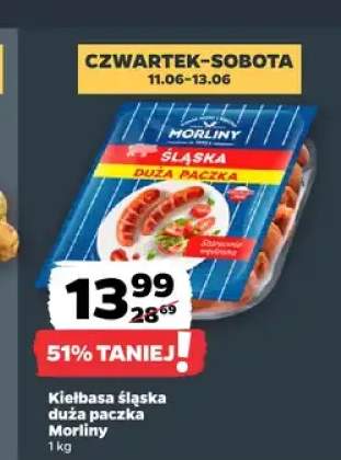 Kiełbasa śląska duża paczka Morliny