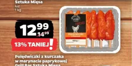 Polędwiczki z kurczaka w marynacie paprykowej Grill Bar Sztuka Mięsa