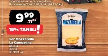 Ser Mozzarella La Campagna kostka