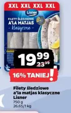 Filety śledziowe a'la matjas klasyczne Lisner
