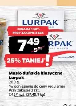 Masło duńskie klasyczne Lurpak
