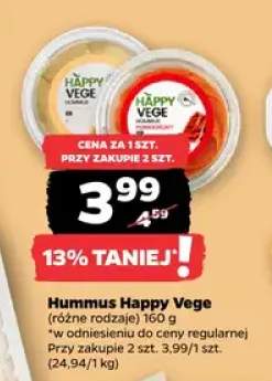 Hummus pomidorowy Happy Vege