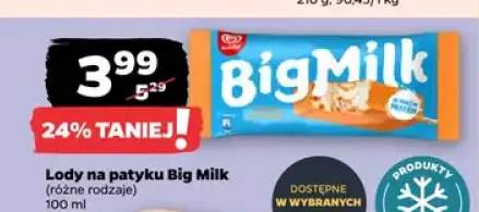 Lody na patyku Big Milk