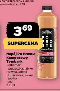 Napój Po Prostu Kompotowy Tymbark rabarbar porzeczka jabłko