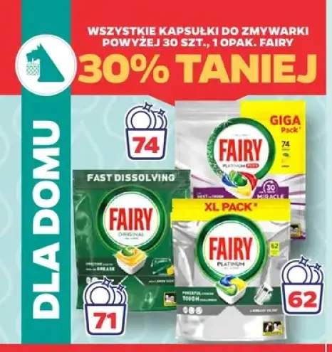 Kapsułki do zmywarki Fairy