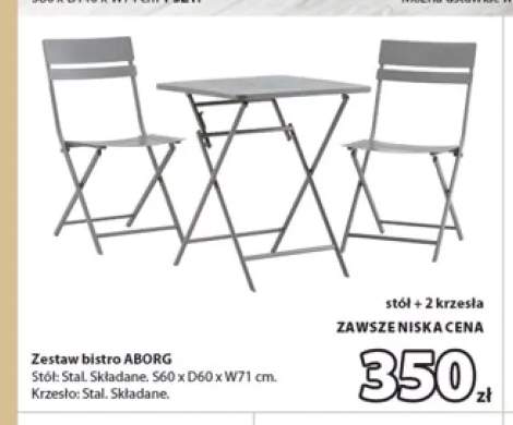 Zestaw bistro ABORG