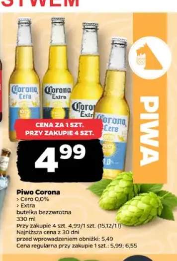 Piwo bezalkoholowe Corona Cero 0,0%
