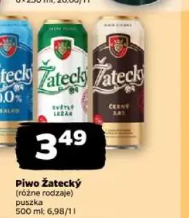 Piwo Žatecký Černý