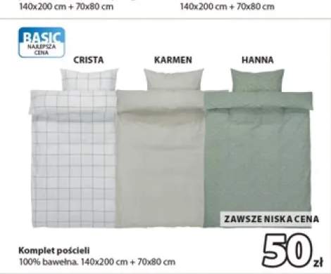 Komplet pościeli Crista
