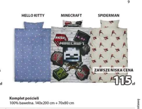 Komplet pościeli Spiderman