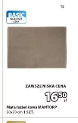 Mata łazienkowa BASIC Mantorp 50x70 cm