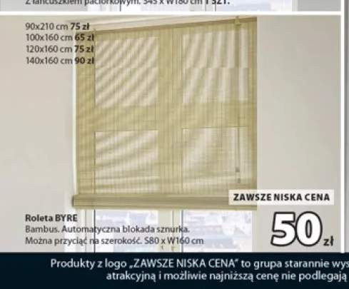 Roleta bambusowa Byre 100x160 cm