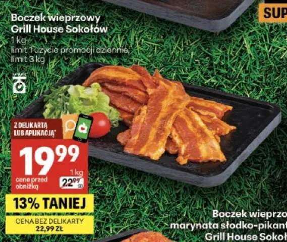 Boczek wieprzowy Grill House Sokołów