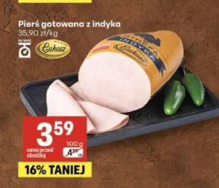 Pierś gotowana z indyka Łukosz