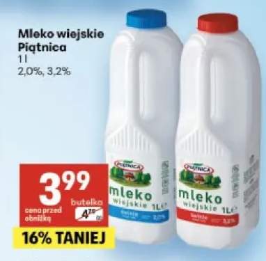 Mleko wiejskie Piątnica 2,0%