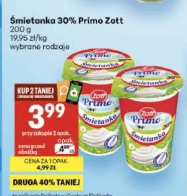 Śmietana 12% Zott Primo