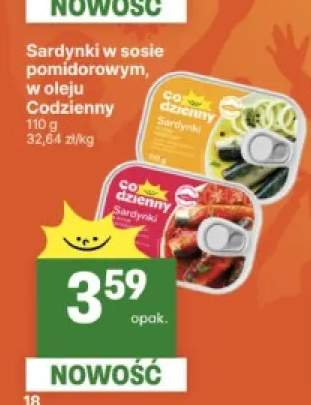 Sardynki w sosie pomidorowym Codzienny