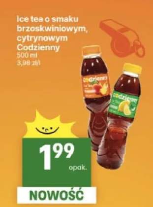 Ice tea o smaku brzoskwiniowym Codzienny