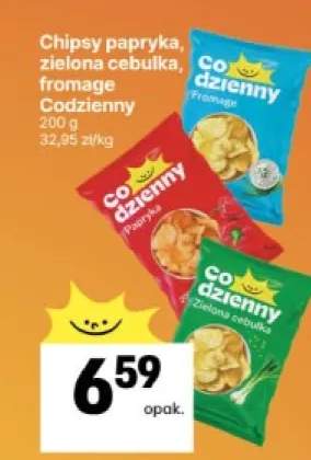 Chipsy o smaku fromage Codzienny