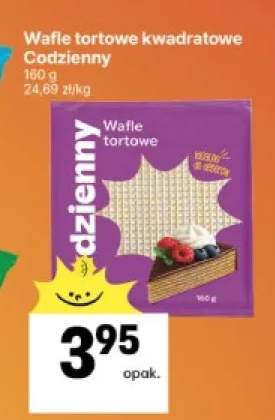 Wafle tortowe kwadratowe Codzienny