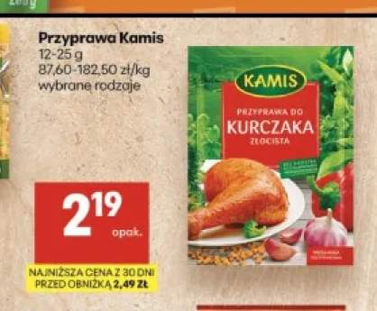 Przyprawa do kurczaka złocista Kamis