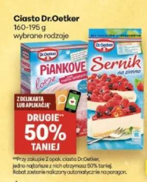 Ciasto Piankove Dr.Oetker