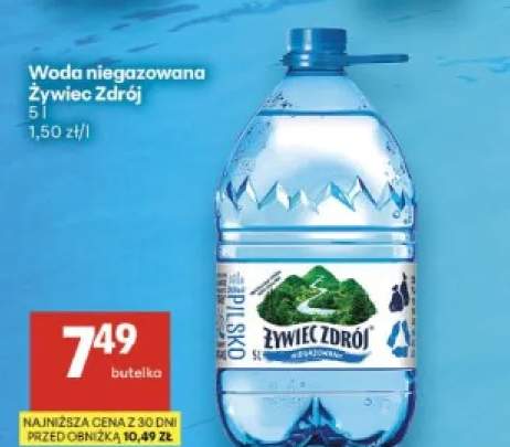 Woda niegazowana Żywiec Zdrój