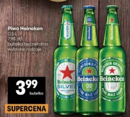 Piwo Heineken Silver 500 ml