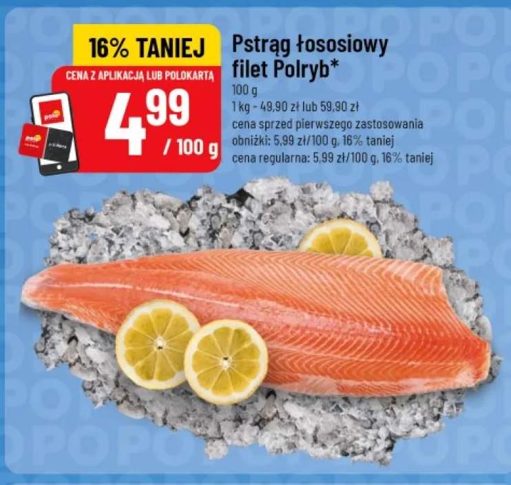 Pstrąg łososiowy filet Polryb