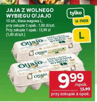 Jaja z wolnego wybiegu O!Jajo