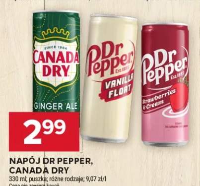 Napój Dr Pepper Strawberries & Cream