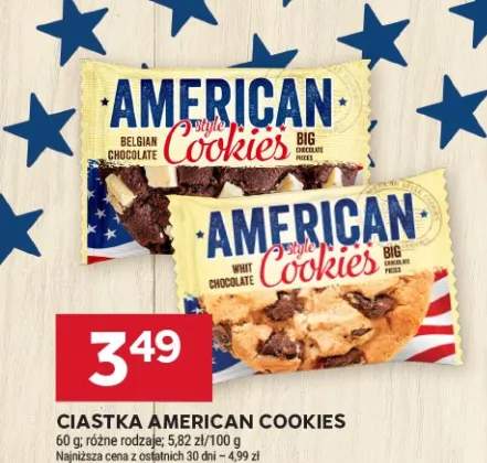 Ciastka American Cookies