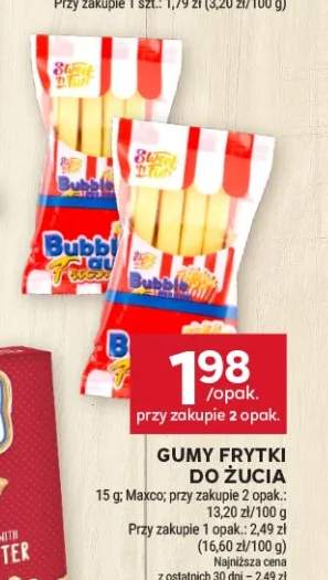 Gumy frytki do żucia Maxco