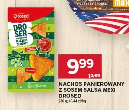 Nachos panierowany z sosem salsa mexi Drosed