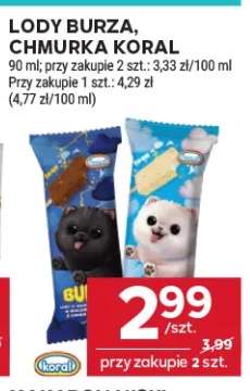 Lody Chmurka Koral