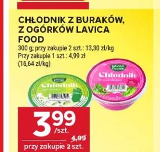 Chłodnik z ogórków Lavica Food